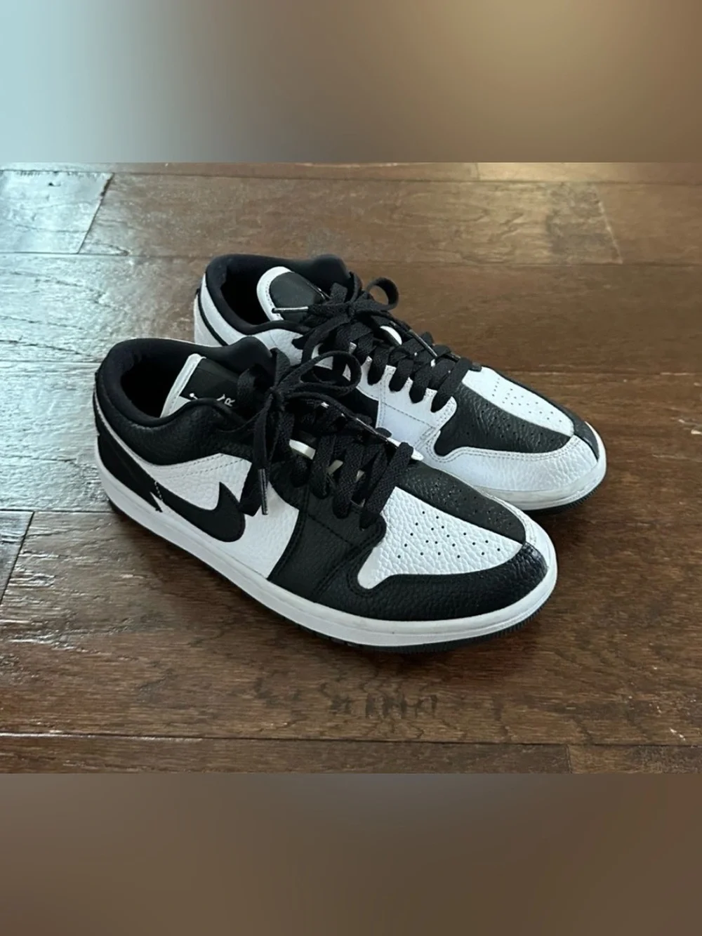 Nike Air Jordan 1 Low SE Homage Split White/ Black-size 8 women’s like new - Picture 4 of 16